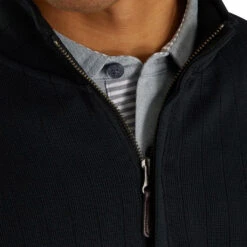FootJoy Drop Needle Half Zip Black Mens Golf Pullover 8 FootJoy Drop Needle Half Zip Black Mens Golf Pullover -Prime Golf Shop 11987 2 d4c49b69 7e21 42f6 bab3 2073c34707e8