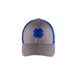 Black Clover BC Fitted Mesh 4 Grey Mens Hat