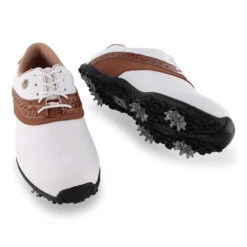 FootJoy LoPro Collection White Brown Womens Golf Shoes -Prime Golf Shop 15918 3 f5e42bec 4a13 454f adcf e50897a25115