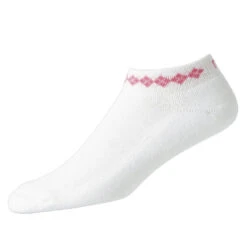 FootJoy ProDry Sportlet Argyle Womens No Show Golf Socks 9 FootJoy ProDry Sportlet Argyle Womens No Show Golf Socks -Prime Golf Shop 17742 WHITEPINK d2314f25 298e 4562 923f 2a9afcb62a8b
