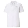 PUMA Golf Puma Tech Pique Moving Day Mens Golf Polo -Prime Golf Shop 18043 BRIGHTWHITE