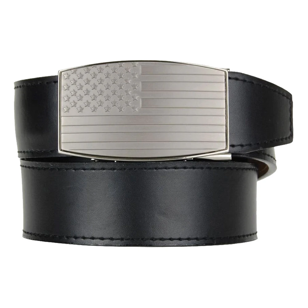 Nexbelt USA Heritage Embossed Pewter Aston Black Mens Belt 3 Nexbelt USA Heritage Embossed Pewter Aston Black Mens Belt