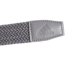 Adidas Golf Adidas Braided Stretch Grey Mens Golf Belt -Prime Golf Shop 18703 GREY 2