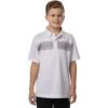 TravisMathew J Night Life Boys Golf Polo -Prime Golf Shop 19752 WHITE