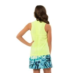 Lucky In Love Birdie Girls Sleeveless Golf Polo -Prime Golf Shop 20455 LEMONFROST718 2