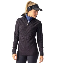 Daily Sports Amedine Womens 1/4 Zip Golf Sweater -Prime Golf Shop 22632 NAVY590