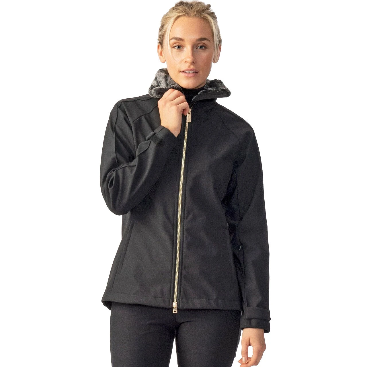 Daily Sports Alexia Black Womens Golf Jacket 3 Daily Sports Alexia Black Womens Golf Jacket