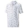 PUMA Golf Puma CLOUDSPUN Popsi-Cool Boys Golf Polo -Prime Golf Shop 23015 BRIGHTWHITE 63c42c2f 152e 42fb a174 45c245962683