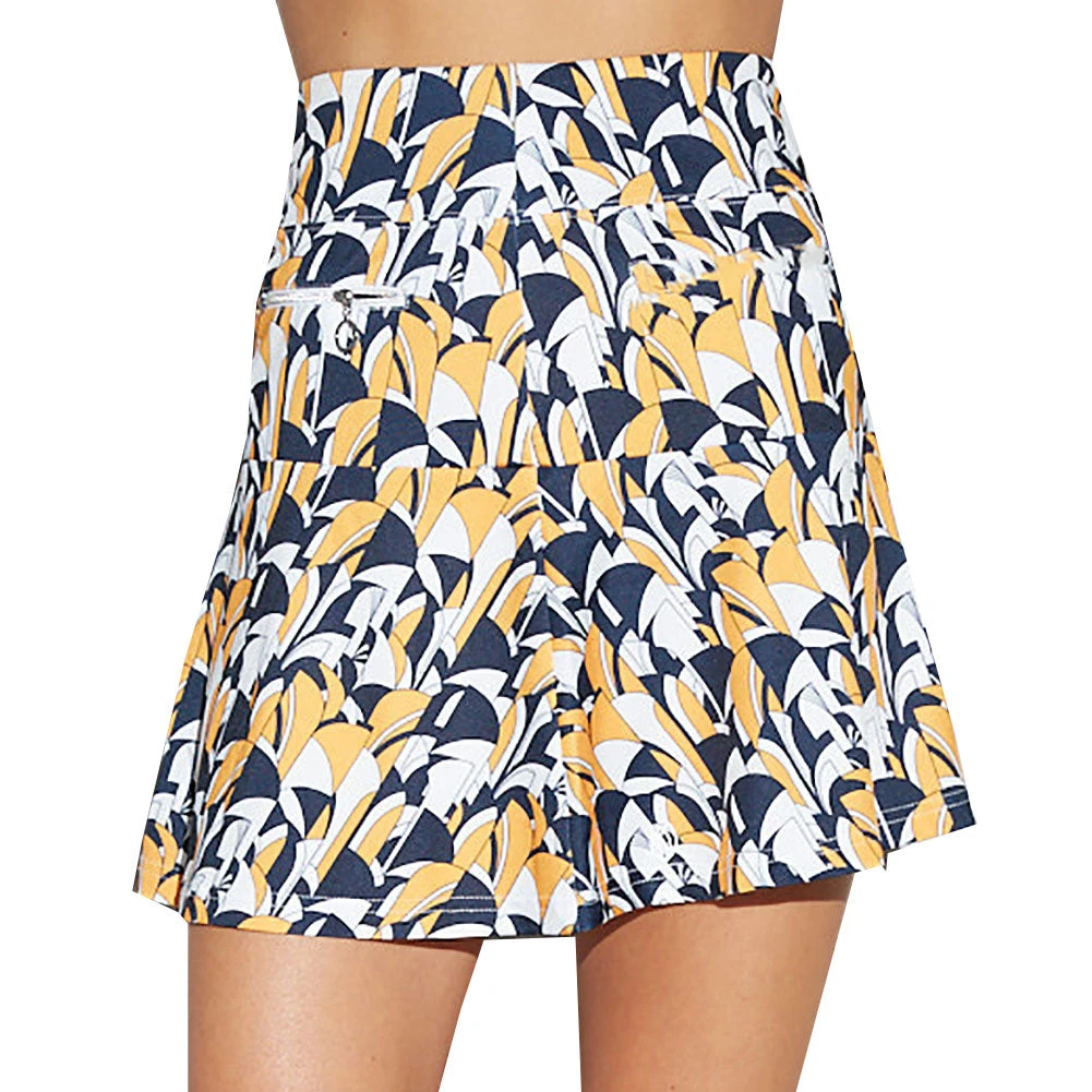 GGBlue Swing Art Deco Womens Golf Skort 3 GGBlue Swing Art Deco Womens Golf Skort