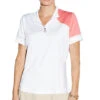 GGBlue Jesse White Punch Womens Golf Polo -Prime Golf Shop 25370 WHTPUNCH4532