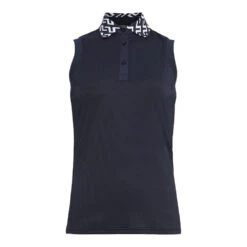 J.Lindeberg J. Lindeberg Lale Navy Womens Sleeveless Golf Polo