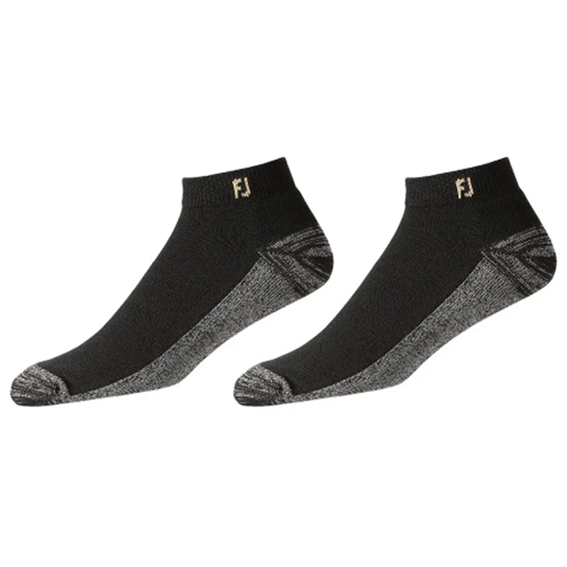 FootJoy ProDry Sport XL Black Low Cut Golf Socks - 2 Pack 3 FootJoy ProDry Sport XL Black Low Cut Golf Socks - 2 Pack