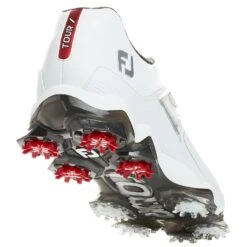 FootJoy Tour X Spiked Mens Golf Shoes 9 FootJoy Tour X Spiked Mens Golf Shoes -Prime Golf Shop 26129 WHITERED 3