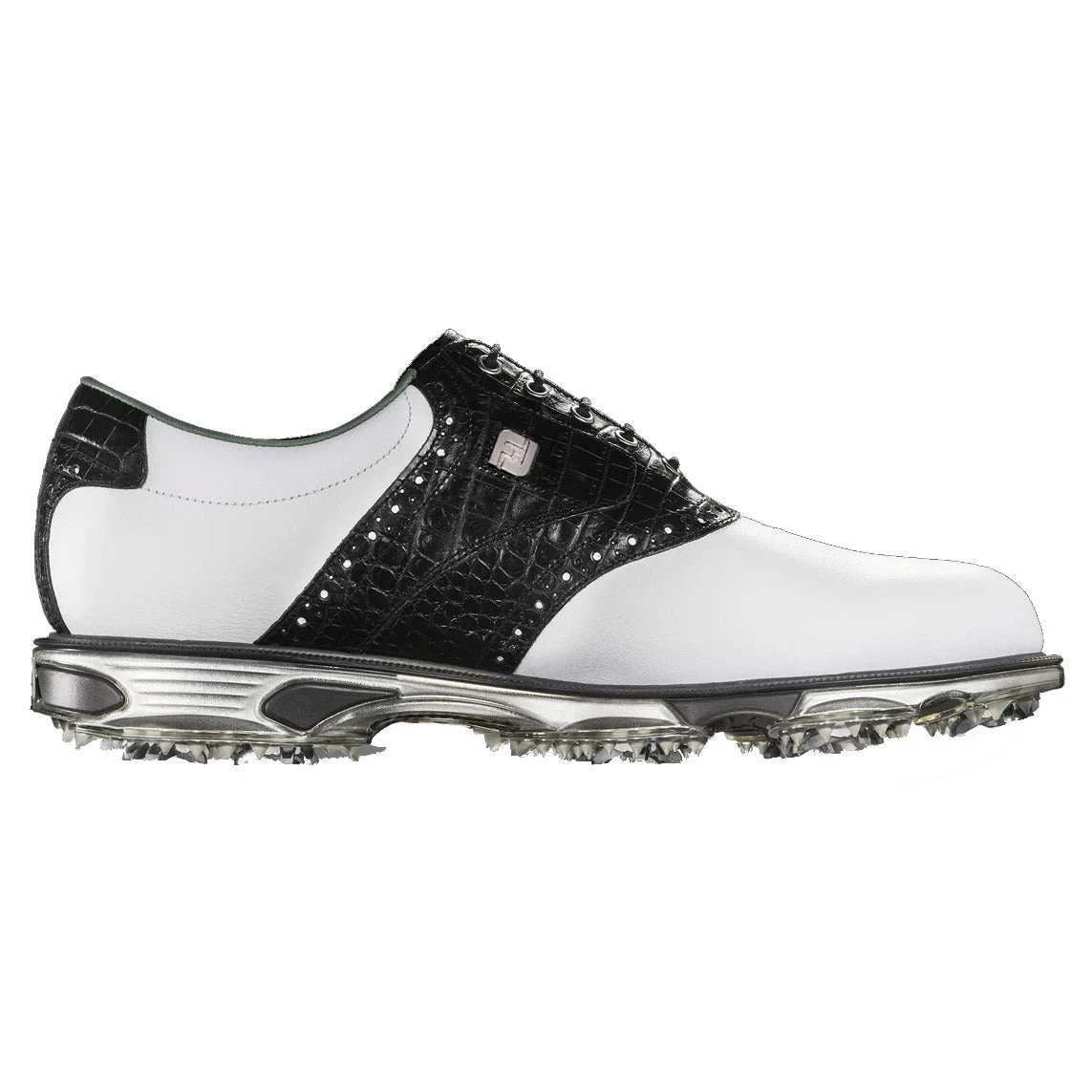 FootJoy DryJoys Tour White Black Mens Golf Shoes 3 FootJoy DryJoys Tour White Black Mens Golf Shoes