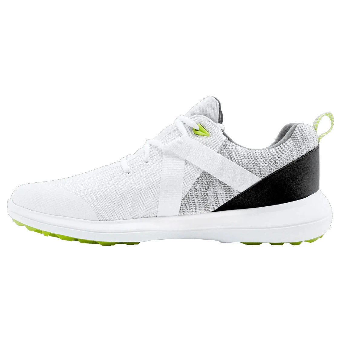 FootJoy Flex White Grey Mens Golf Shoes 4 FootJoy Flex White Grey Mens Golf Shoes - Image 2