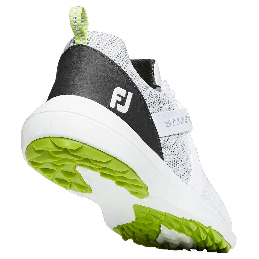 FootJoy Flex White Grey Mens Golf Shoes 5 FootJoy Flex White Grey Mens Golf Shoes - Image 3