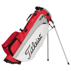 Titleist Players 4 Plus Golf Stand Bag -Prime Golf Shop 85049 REDWHITEGRAY