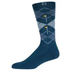 FootJoy ProDry Fashion Crew Mens Socks -Prime Golf Shop 85163 BLUE993
