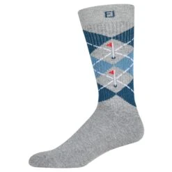 FootJoy ProDry Fashion Crew Mens Socks -Prime Golf Shop 85163 LTGREY992