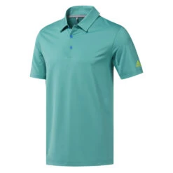 Adidas Golf Adidas Ultimate 365 Solid Green Mens Golf Polo
