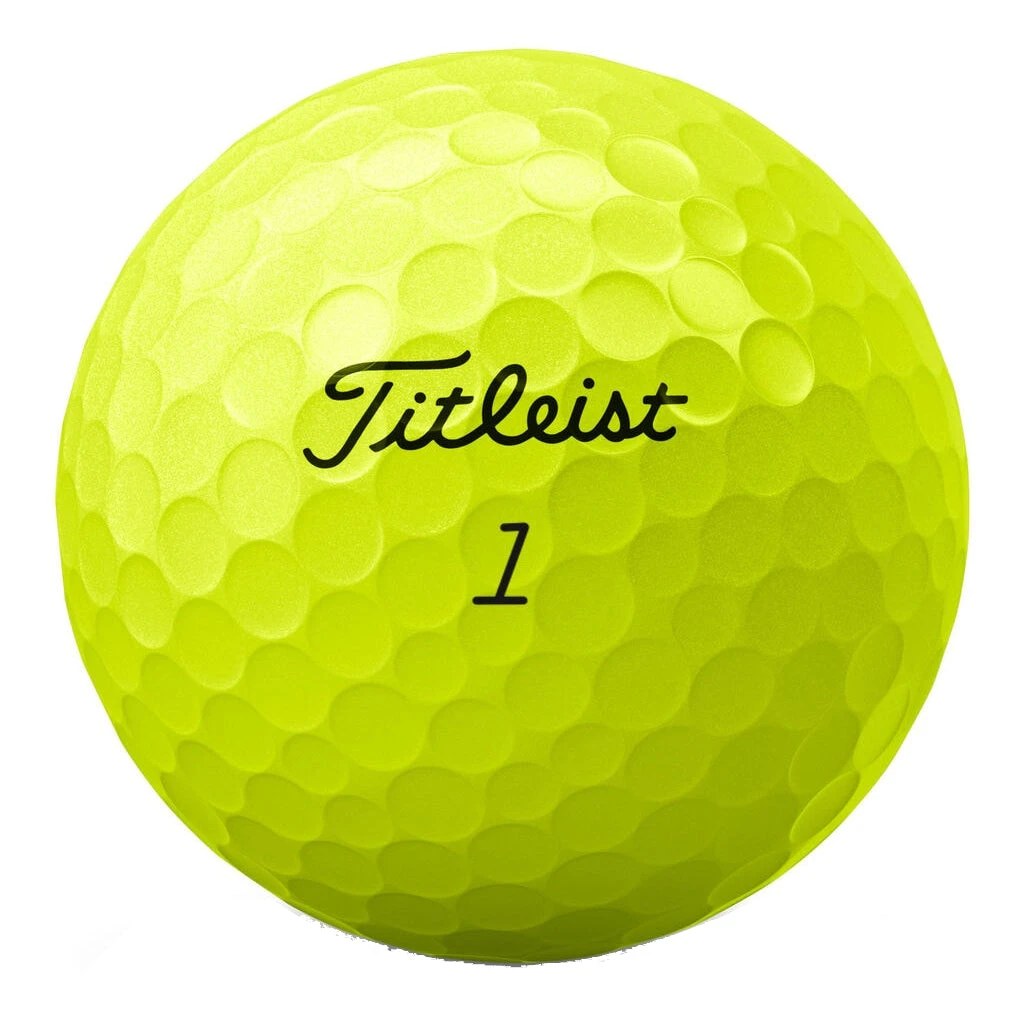 Titleist AVX Yellow Golf Balls - Dozen 4 Titleist AVX Yellow Golf Balls - Dozen - Image 2